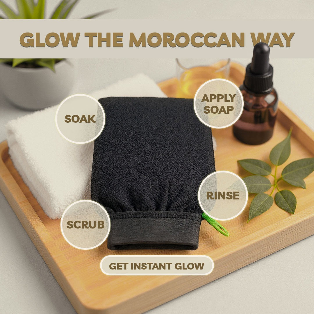 Moroccan Kessa Glove (Loofah)