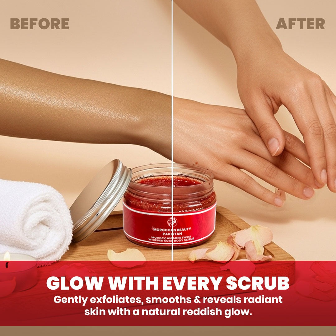 Moroccan Whipped Soap Body Scrub - 200g