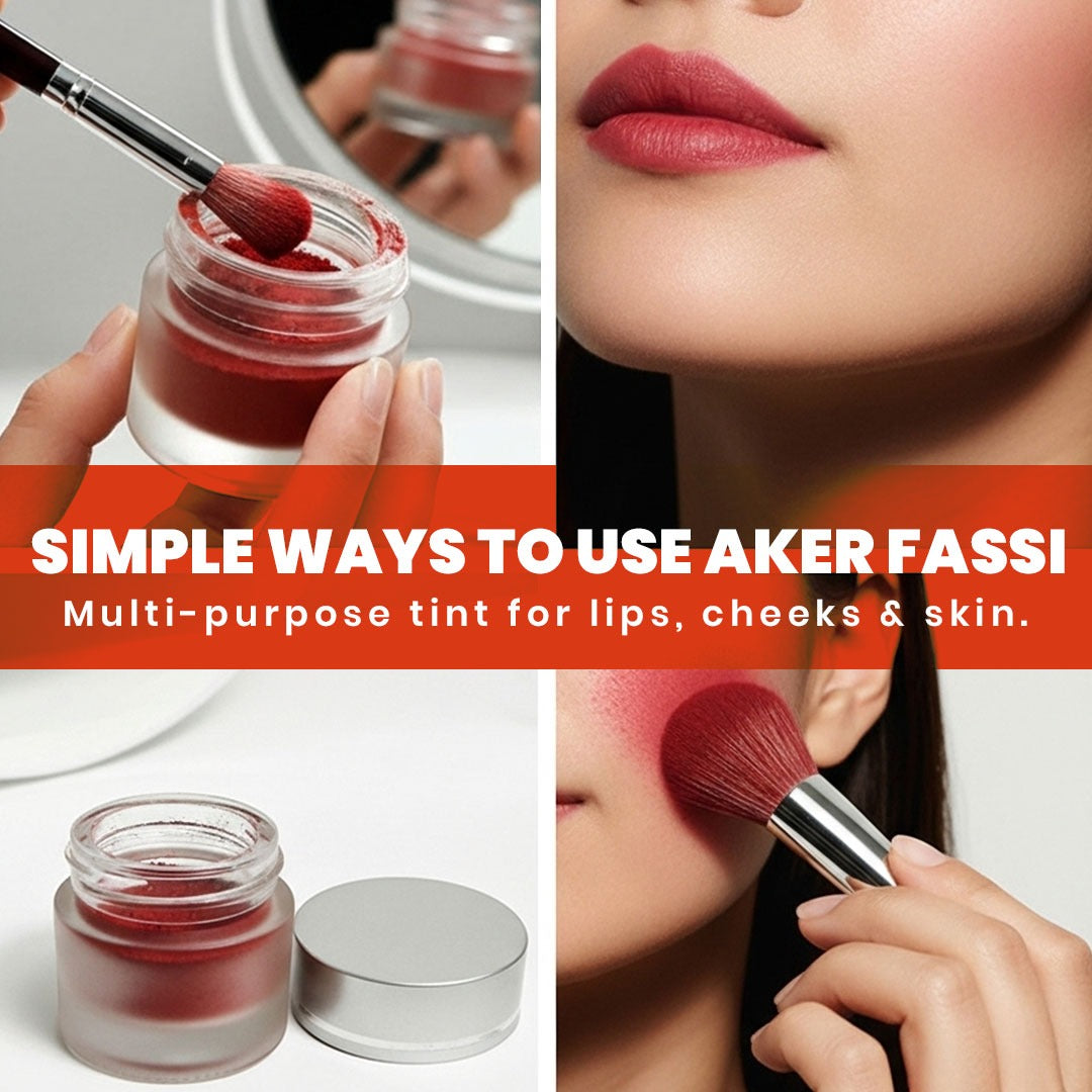 Moroccan Aker Fassi Powder Lip & Cheek Tint