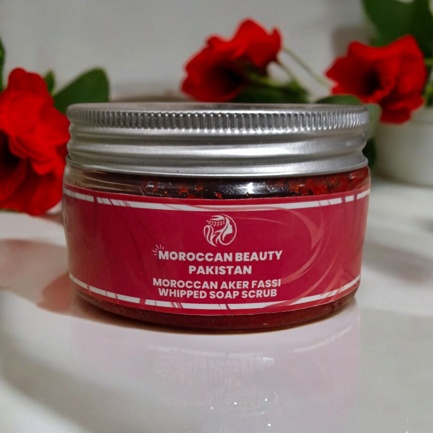 Moroccan Aker Fassi Whipped Soap Body Scrub - 200g