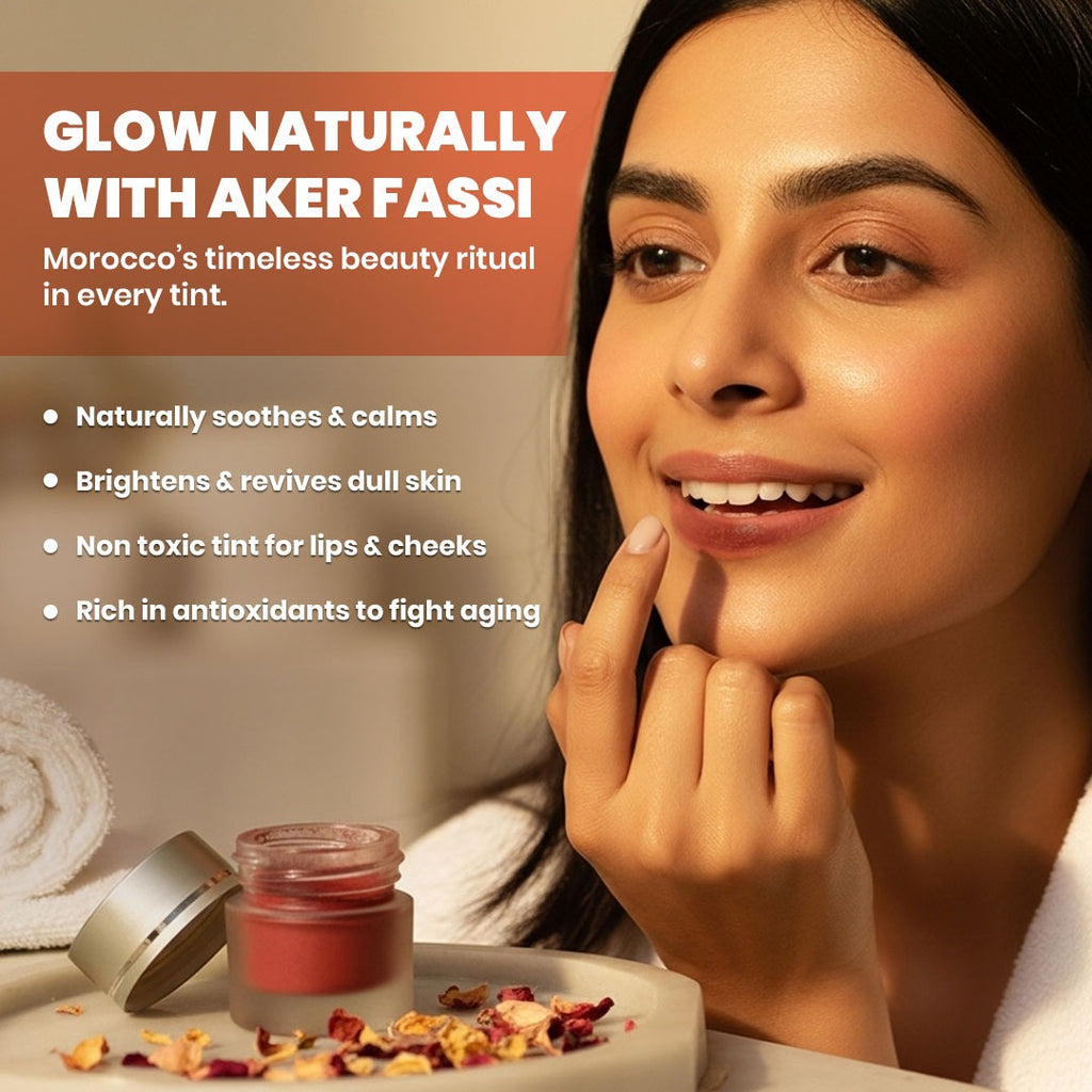 Moroccan Aker Fassi Powder Lip & Cheek Tint
