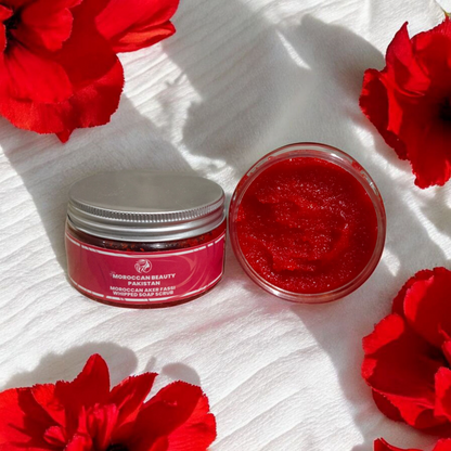 Moroccan Aker Fassi Whipped Soap Body Scrub - 200g